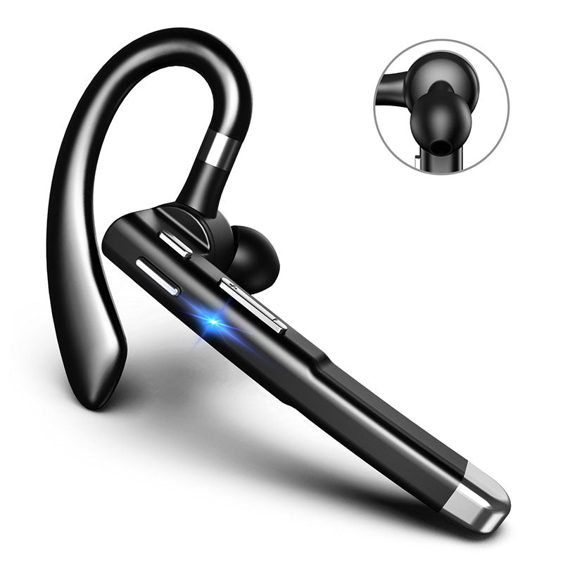 YYK-520 2nd Wireless Bluetooth 5.0 Single Ear Headset Car Earhook Business Earphone with Charging Case YYK-520 2nd Wireless Bluetooth 5.0 Single Ear Headset Car Earhook Business Earphone with Charging Case